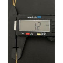 Load image into Gallery viewer, 18K Gold Necklace Chain 18 inches with Double Heart Pendant 1.71 grams - Rafant