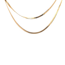Load image into Gallery viewer, 18K Yellow Gold Necklace Chain Flat 2.22 grams 17.5 inches - Rafant