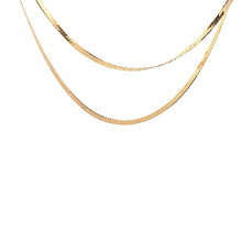 Load image into Gallery viewer, 18K Yellow Gold Necklace Chain Flat 2.22 grams 17.5 inches - Rafant