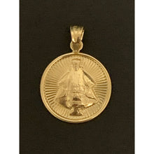 Load image into Gallery viewer, 18K Gold Pendant Round Sto Nino 1.37 grams - Rafant