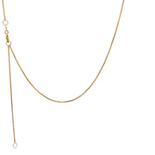 Load image into Gallery viewer, 18K Gold Necklace Chain 15.5" plus 2" Pendant Heart 0.88 grams - Rafant