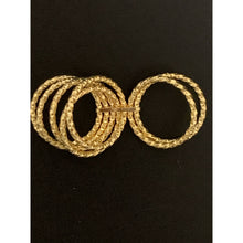 Load image into Gallery viewer, 18K Gold Ring Seven Days 2.17 grams Size 5.75 - Rafant