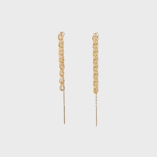 Load and play video in Gallery viewer, 18K Gold Earrings Threader