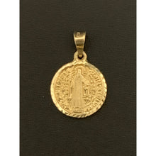 Load image into Gallery viewer, 18K Gold Pendant Saint Benedict Religious 1.32 grams - Rafant