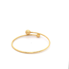 Load image into Gallery viewer, 18K Yellow Gold Bracelet Oval Cuff 3.86 grams 6.25 inches - Rafant
