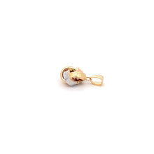 Load image into Gallery viewer, 18K Gold Pendant Knot Tricolor White Yellow Rose Gold 1.10 grams - Rafant