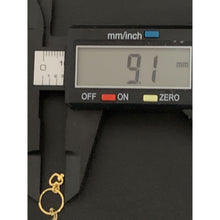 Load image into Gallery viewer, 18K Gold Necklace Chain 15.50 inches with Circle Heart Pendant 1.38 grams - Rafant