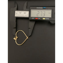 Load image into Gallery viewer, 18K Gold Pendant Open Heart - Rafant