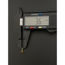 Load image into Gallery viewer, 18K Gold Stud Earrings Screw Type Oval Small - Rafant