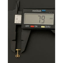 Load image into Gallery viewer, 18K Gold Earrings Stud Heart with Defects 1.07 grams - Rafant