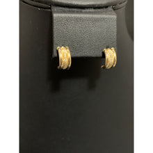 Load image into Gallery viewer, 18K Gold Earrings Stud Post 1.03 grams - Rafant