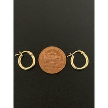 Load image into Gallery viewer, 18K Gold Earrings Hoops Loops Small 0.87 grams - Rafant