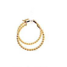 Load image into Gallery viewer, 18K Yellow Gold Earrings Hoops 2.31 grams - Rafant