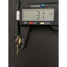 Load image into Gallery viewer, 18K Gold Earrings Hoops Loops Small 1.24 grams - Rafant