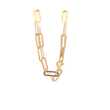 Load image into Gallery viewer, 18K Yellow Gold Bracelet Paperclip 1.75 grams Size 7 inches - Rafant