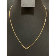 Load image into Gallery viewer, 18K Gold Necklace Chain Cable 18 inches 1.82 grams - Rafant