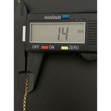 Load image into Gallery viewer, 18K Gold Necklace Chain Rolo 17.5 inches 1.23 grams - Rafant