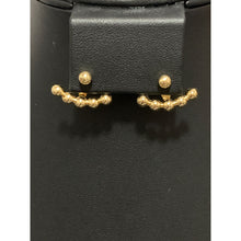 Load image into Gallery viewer, 18K Gold Earrings Stud Dangling Balls 2.07 grams - Rafant