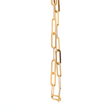 Load image into Gallery viewer, 18K Yellow Gold Bracelet Paperclip Link 1.72 grams 7 inches - Rafant