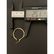 Load image into Gallery viewer, 18K Gold Earrings Hoops Loops 1.59 grams - Rafant