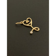 Load image into Gallery viewer, 18K Gold Pendant Stethoscope 0.96 grams - Rafant