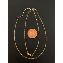 Load image into Gallery viewer, 18K Gold Necklace Chain Only 1.10 grams 17.75 inches - Rafant