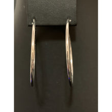 Load image into Gallery viewer, 18K Gold Earrings Hoop Loops White Gold Large 2.26 grams - Rafant