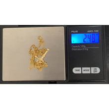 Load image into Gallery viewer, 18K Gold Necklace Chain 18 inches Cross Pendant 2.48 grams - Rafant