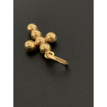 Load image into Gallery viewer, 18K Gold Pendant Cross Beaded 1.12 grams - Rafant