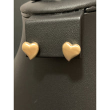 Load image into Gallery viewer, 18K Gold Earrings Stud Puffed Heart 1.96 grams - Rafant