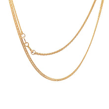 Load image into Gallery viewer, 18K Yellow Gold Necklace Chain Curb 2.48 grams 20 inches Women - Rafant