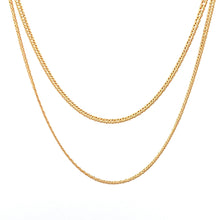 Load image into Gallery viewer, 18K Yellow Gold Necklace Chain Curb 2.48 grams 20 inches Women - Rafant