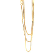 Load image into Gallery viewer, 18K Gold Necklace Chain Box 20 inches Women Thin 3.23 grams - Rafant