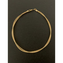 Load image into Gallery viewer, 18K Gold Bracelet Twisted Soft Bangle Flexible 1.01 grams Size 6.5 inches - Rafant