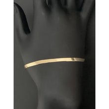 Load image into Gallery viewer, 18K Gold Bracelet Flat Chain 7.5 inches 3.03 grams - Rafant