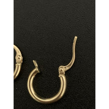 Load image into Gallery viewer, 18K Gold Earrings Hoops Loops Small 0.88 grams - Rafant