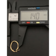 Load image into Gallery viewer, 18K Gold Earrings Hoops Loops Small 1.03 grams - Rafant