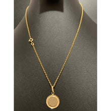 Load image into Gallery viewer, 18K Gold Necklace Chain 17.75 inches with Jesus Christ Pendant 2.50 grams with defects - Rafant