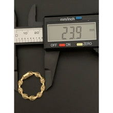 Load image into Gallery viewer, 18K Gold Ring Size 6 Soft Mesh Flexible 0.58grams - Rafant