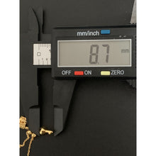 Load image into Gallery viewer, 18K Gold Bracelet 7 inches plus 0.8" extension Key Lock Charms 2.29 grams - Rafant