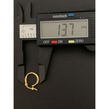 Load image into Gallery viewer, 18K Gold Earrings Hoops Loops Small 0.91 grams - Rafant
