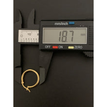 Load image into Gallery viewer, 18K Gold Earrings Hoops Loops Small 1.12 grams - Rafant