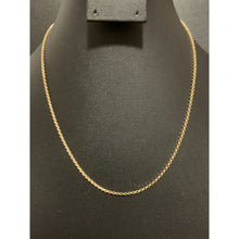 Load image into Gallery viewer, 18K Gold Necklace Chain Rolo 17.75 inches 2 grams - Rafant
