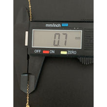 Load image into Gallery viewer, 18K Gold Necklace 17.75 inches with Heart Charm 3.34 gams - Rafant