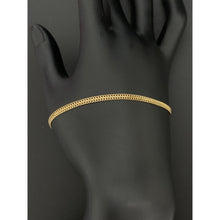 Load image into Gallery viewer, 18K Gold Sedusa Chain Bracelet 1.61 grams Size 7.5 inches - Rafant