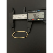 Load image into Gallery viewer, 18K Gold Earrings Hoops Oval 1.49 grams - Rafant