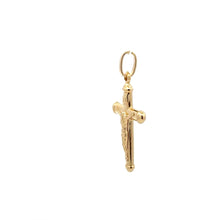 Load image into Gallery viewer, 18K Gold Pendant Cross Jesus Christ Religious 1.37 grams - Rafant