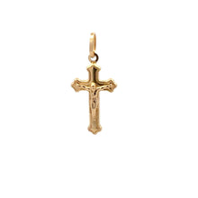 Load image into Gallery viewer, 18K Gold Pendant Cross Jesus Christ Religious 0.70 grams - Rafant