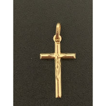 Load image into Gallery viewer, 18K Gold Pendant Cross 0.64 grams Dainty Small - Rafant