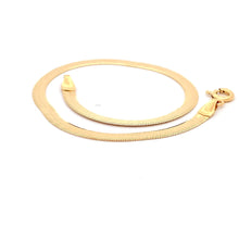 Load image into Gallery viewer, 18K Yellow Gold Bracelet Flat Chain 2.96 grams - Rafant